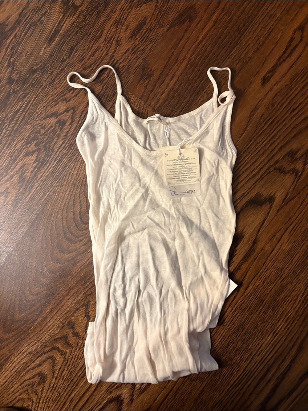 American Vintage Off-White Ribbed Tank Top